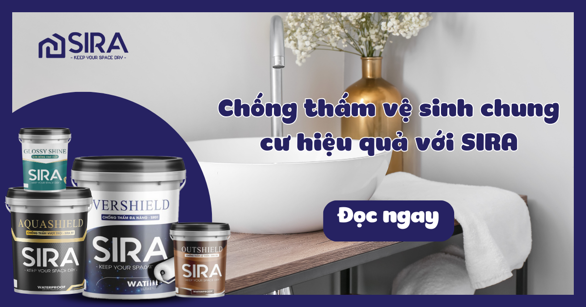 Xử lý chống thấm nhà vệ sinh chung cư hiệu quả