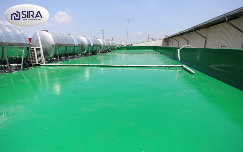 Chống thấm sân thượng bằng sơn epoxy